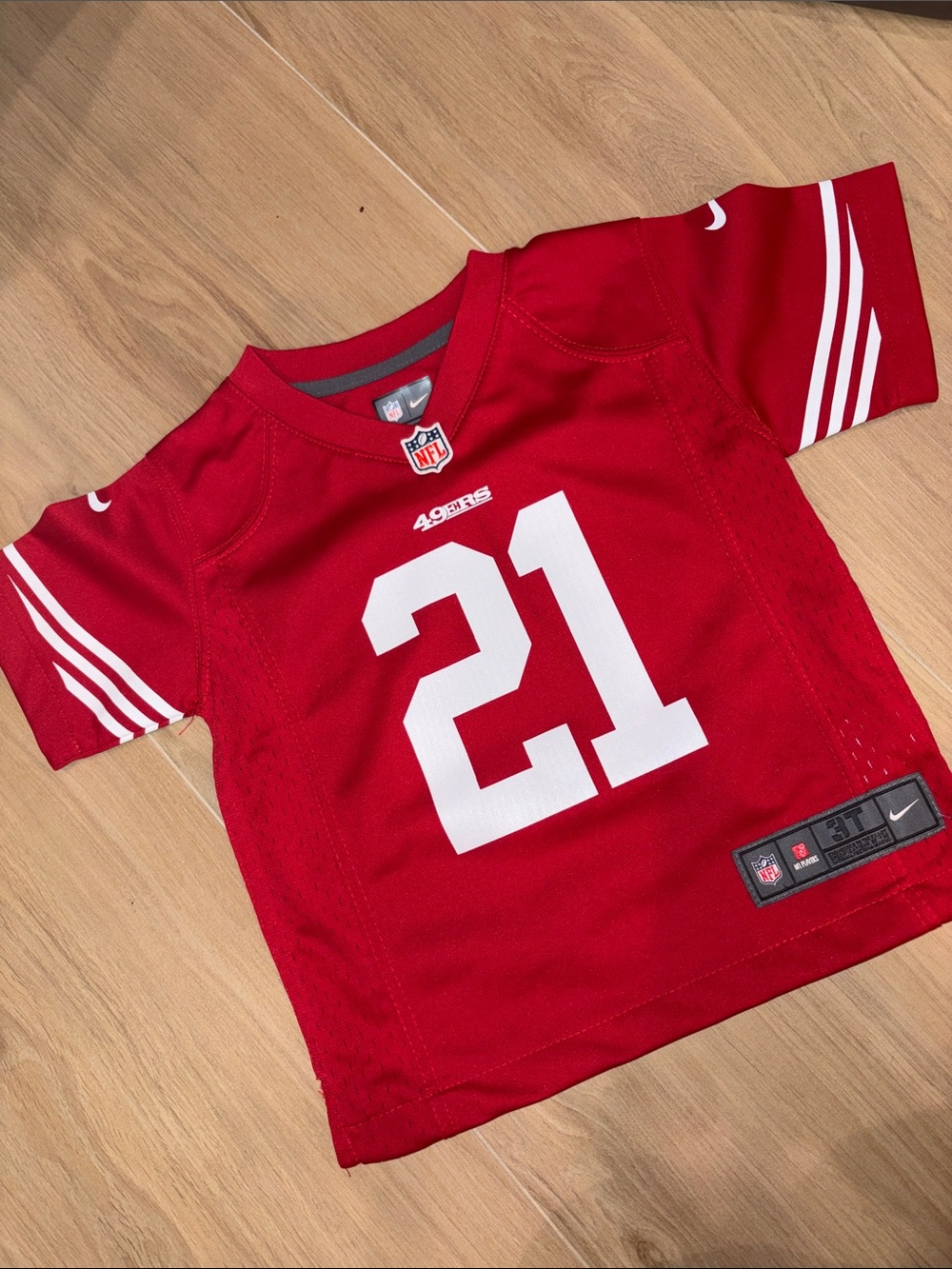 Nike Kids Red 49ers #21 (Gore) Football Jersey